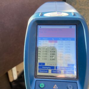 POPs scanner bruker pxrf elemental analysis s1 titan
