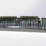 Q8 MAGELLAN No compromise optic layout with 100 percent PMTs scaled