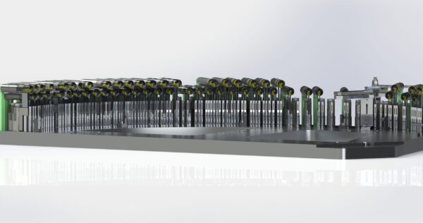 Q8 MAGELLAN No compromise optic layout with 100 percent PMTs scaled