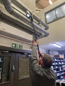 s1 titan overhead pipe inspection xrf pmi