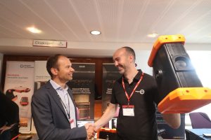 YHJ Lauri Westling CEO, Pexraytech with Conor Cusack Labquip NDT Managing Director